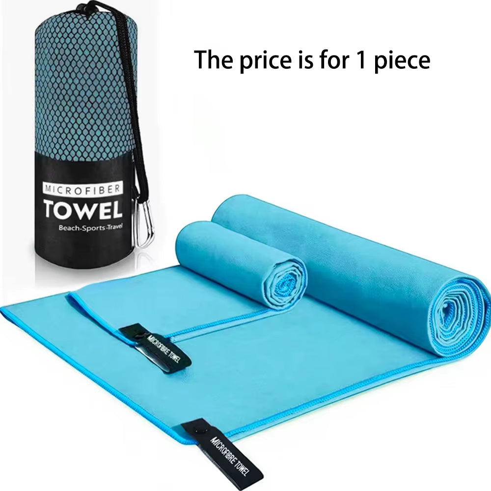 Quick Drying Sport Towel Super Absorbent Bath Beach Towel Travel Portable Gym Towel for Swimming Running Yoga Microfiber Towel