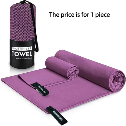 Quick Drying Sport Towel Super Absorbent Bath Beach Towel Travel Portable Gym Towel for Swimming Running Yoga Microfiber Towel