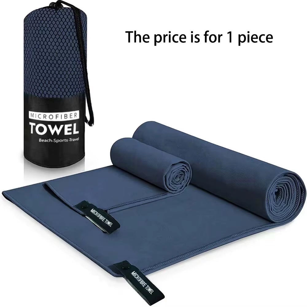 Quick Drying Sport Towel Super Absorbent Bath Beach Towel Travel Portable Gym Towel for Swimming Running Yoga Microfiber Towel