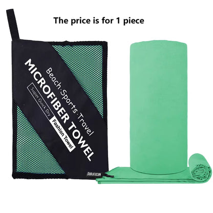 Quick Drying Sport Towel Super Absorbent Bath Beach Towel Travel Portable Gym Towel for Swimming Running Yoga Microfiber Towel
