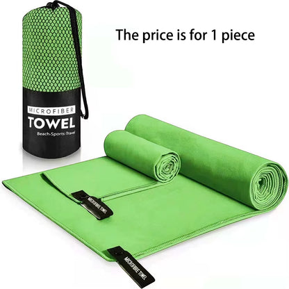 Quick Drying Sport Towel Super Absorbent Bath Beach Towel Travel Portable Gym Towel for Swimming Running Yoga Microfiber Towel