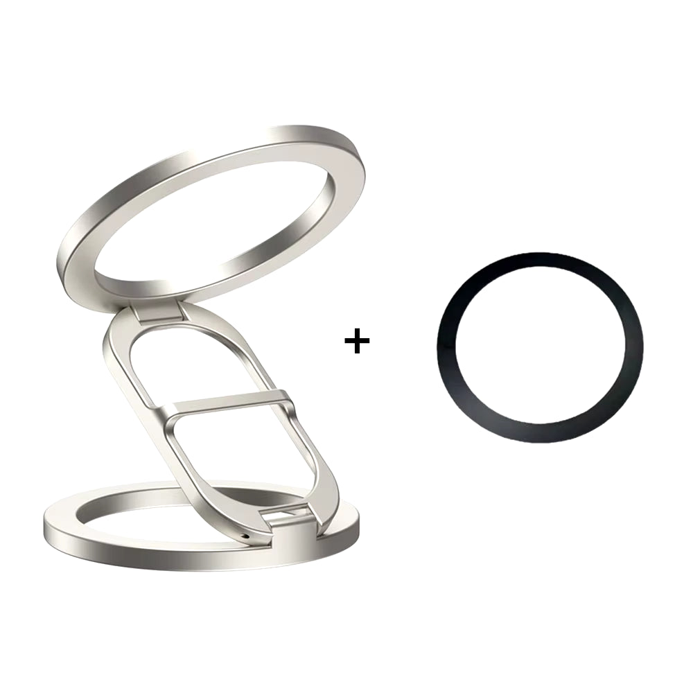 2025 Double Sided Magsafe Phone Stand Magnetic Phone Ring Holder Kickstand Magnet Grip for Iphone 15 14 Android Gym Car Holder