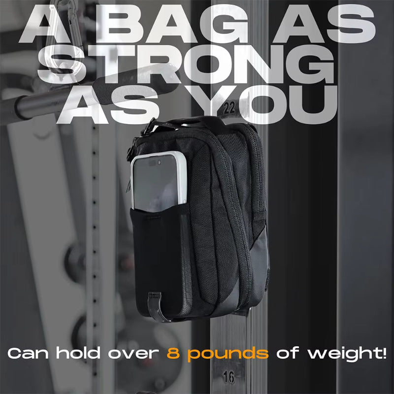 Magnetic Gym Crossbody Bag Sling Chest Bag for Travel Sports Keep Your Items off the Dirty Gym Floor with Magnetic Attachment