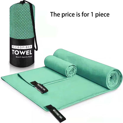 Quick Drying Sport Towel Super Absorbent Bath Beach Towel Travel Portable Gym Towel for Swimming Running Yoga Microfiber Towel