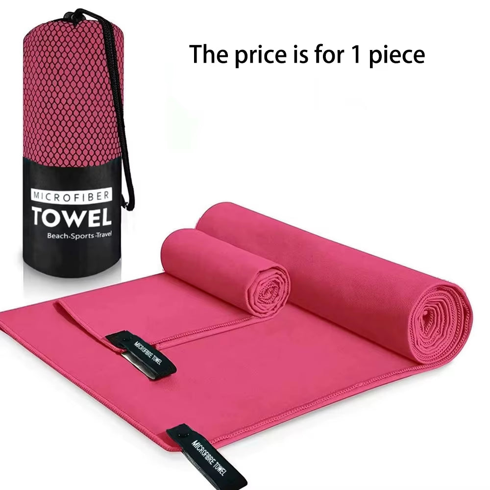 Quick Drying Sport Towel Super Absorbent Bath Beach Towel Travel Portable Gym Towel for Swimming Running Yoga Microfiber Towel