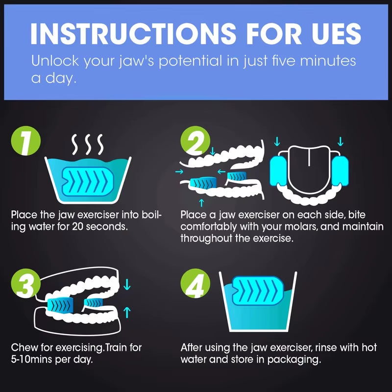 40/50/60LBS Silicone Jaw Exerciser Ball Detachable Jaw Trainer Face Facial Muscle Trainer Jaw Chew Ball Training