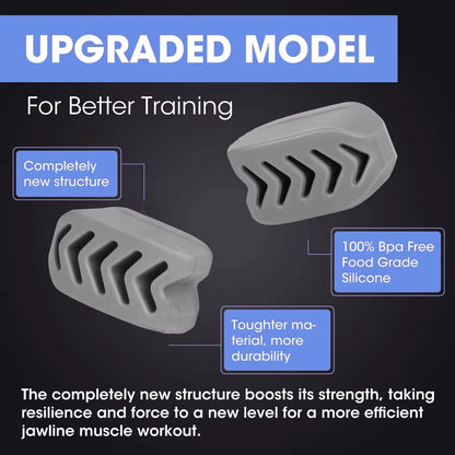 40/50/60LBS Silicone Jaw Exerciser Ball Detachable Jaw Trainer Face Facial Muscle Trainer Jaw Chew Ball Training